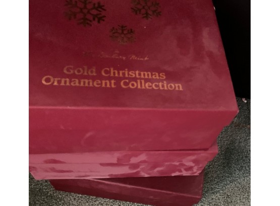 Gold Christmas Ornaments