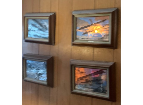 4 Plane Wall Art Pictures