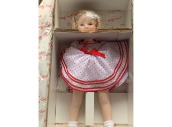 Shirley Temple Vintage Doll With Red Polka Dot Dress