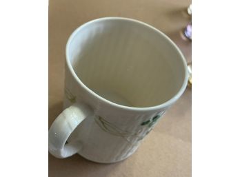 Cup With Leaf Pattern