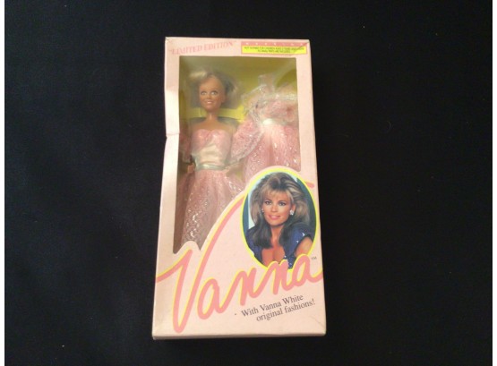 1991 Vanna  White Limited Edition Vanna Fashion Doll In Sealed Box