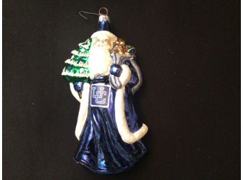 UConn Huskies Christmas Ornament Father Christmas Made In Poland Glasscots 2006