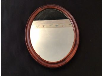Antique Oval Mirror Lovely Patina
