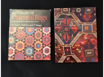 Oriental Rugs Rugs Book Lot Dictionary & Through The Collectors Eye Oriental Rugs From New E