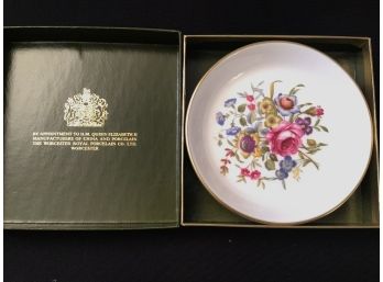 Royal Worcester Fine Bone China Dish Floral Rose England