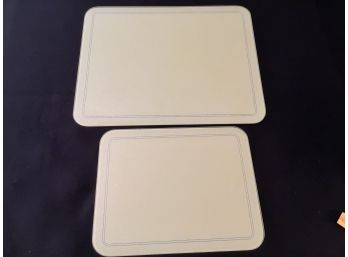 Set Of 2 Textured Glass Cutting Boards