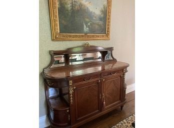 French Marble Top Sideboard Server
