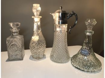 Glass Decanters And Carafe