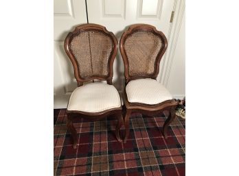Caned Accent Chairs