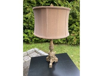 Aidan Grey Distressed Table Lamp - 28.5'h