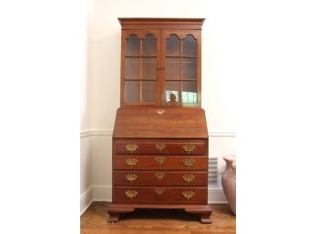 A 18th-19th Century English, George II-styled Secretary Reproduction By Benck Fine Furniture