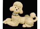 Vintage Mid Century Modern Atlantic Mold Ceramic Poodle