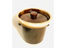 Vintage McCoy Pottery Brown Drip Glaze Crock