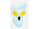Art Glass Figural Owl Vase