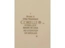 Set Of Corelle Vitrelle Teal Dot Plates (4ct)