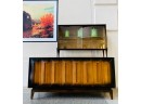 MCM Ombre 2 Part Credenza With China Cabinet