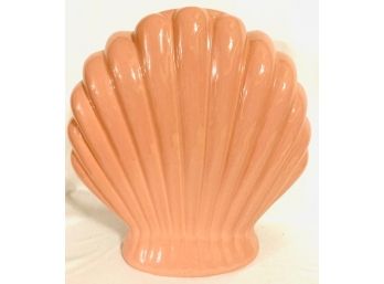 Vintage Dusty Rose Sea Shell Form Vase