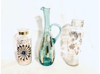 Atomic Glass Bottle Trio