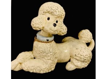 Vintage Mid Century Modern Atlantic Mold Ceramic Poodle