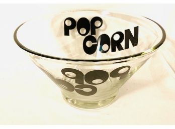 Vintage Mid Century Modern Kitchy Popcorn Bowl