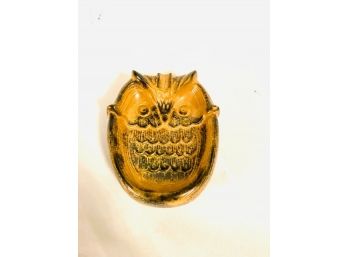 Vintage Mid Century Ceramic Owl Ashtray By Ardco Dallas