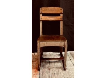 Antique Children's Schoolhouse Chair