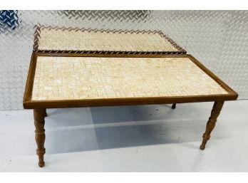 Vintage Mid Century Tile Top Coffee Table