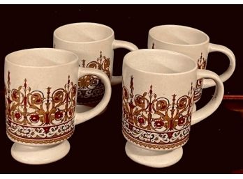 Set Of Vintage Mugs (4ct)