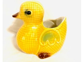 Vintage Mid Century 'Rubber Ducky' Ceramic Planter