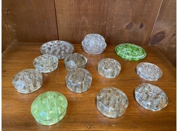 Vintage Glass Flower Frogs