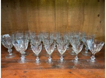 Vintage Depression Ware Glass Collection - Set Of 19