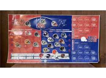 Vintage Wincraft Sports Metal NFL Standing Board