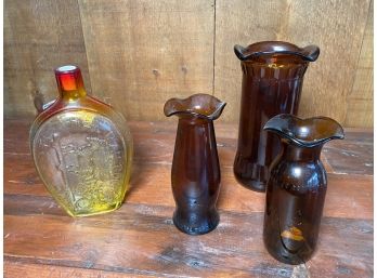 Brown Glassware Collection - 10 Pieces
