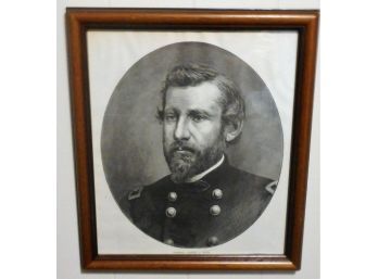 Original 19thc Civil War Engraving General Albert J Myer