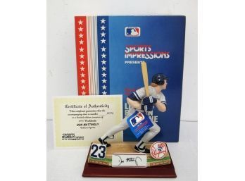 1991 Sports Impressions NY Yankees Don Mattingly Limited Edition Hand Painted Porcelain Figurine