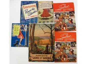 Group Of Vintage Recipe Cook Books