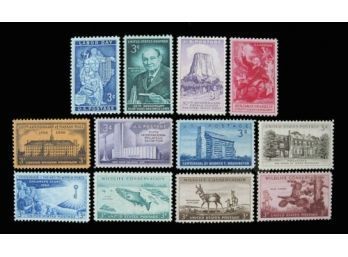 US Stamps, 1956, 1957 Complete Commemorative Year Sets MNH
