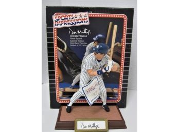 Sports Impressions NY Yankees Don Mattingly Hand Signed Limited Edition Cold Cast Figurine 793/975