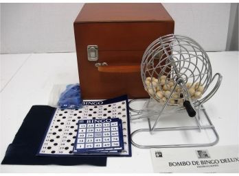 Bombo Deluxe Bingo Set With Wooden Case