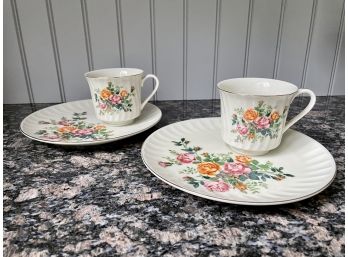 Pair Of Soup And Sandwich Plates