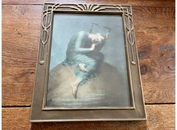 Aesthetic Movement Framed Print Of 'Hope' By George Frederick Watts (English, 1817 - 1904)