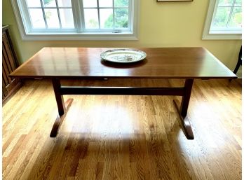 Hand Made Williamsburg  Plank Top Cherry Dining Table