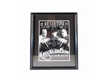 Knuckleheads Print - Custom Double Matting And Framing