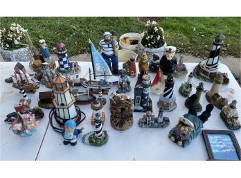 Large Collection - Nautical Decor And Statuary