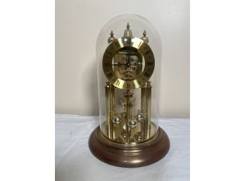 Vintage Elgin Brass Anniversary Clock