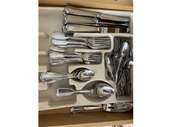 Everyday Flatware By Leonard Stainless - Service For 12