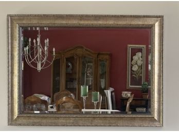 Lovely Gilt Framed Beveled Wall Mirror