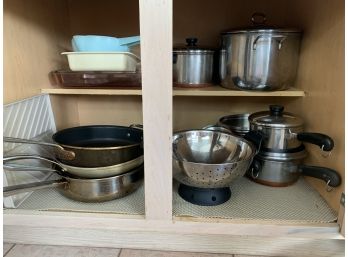 Group Of Pots And Pans - 16 Items