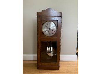 Vintage Cased Wall Clock