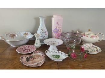 Group Of Miscellaneous Vase, Bowld, Compotes  -  Ceramic & Porvelain